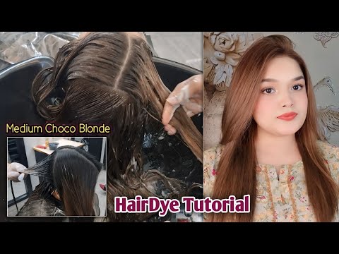 how to: One Shade Dye at Home | Brown Hair Color Transformation by Asma Khan...