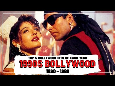 Top 5 Bollywood Hits Of Each Year (1990 - 1999)