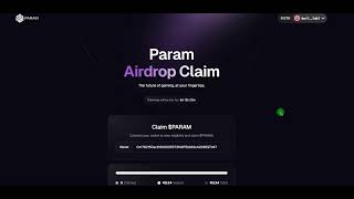 PARAM Airdrop | How to Claim PARAM Airdrop #PARAM #Airdrop #PARAMAirdrop $PARAM