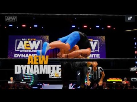 AEW DYNAMITE REY FENIX VS KID DREAMER NO 1 CONTENDER MATCH TNT CHAMP!!!!!!!!!!!!