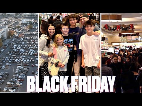 BLACK FRIDAY MALL SHOPPING | BUYING CHRISTMAS PRESENTS ON THE BUSIEST SHOPPING WEEKEND OF THE YEAR