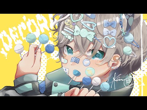 【イラストタイムラプス】デコラBOY🎀【オリジナル】