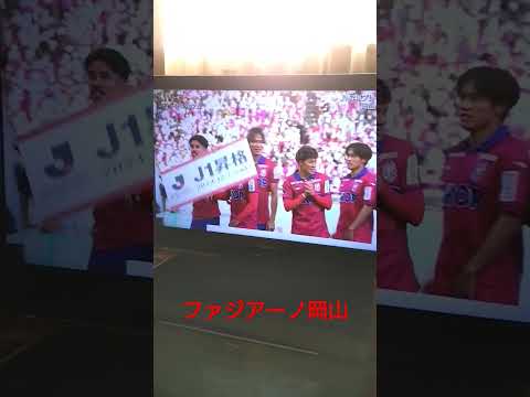 【ファジアーノ岡山】J1昇格❗️おめでとう🎉