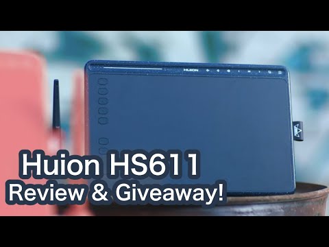 Huion HS611 Review and Giveaway! | A good drawing tablet for beginners?