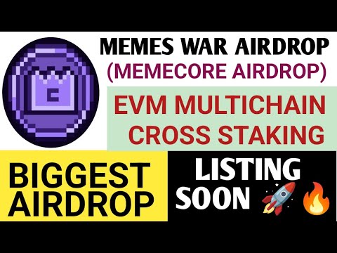 Memecore Airdrop Update | Meme Core  Telegram Airdrop | Memes.War Airdrop Update | Memecore Listing