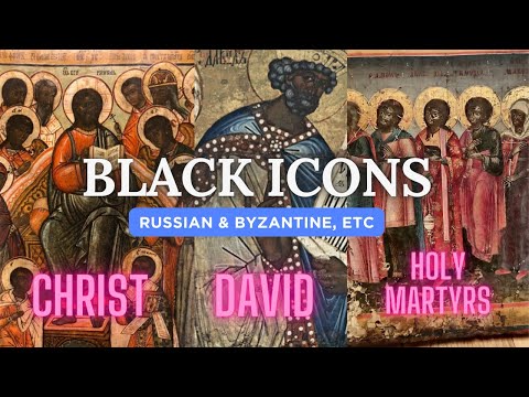 ICONS DEPICTING ''BLACK'' SAINTS, COMPILATION VIDEO