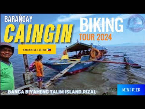 BIKING TOUR AT BARANGAY CAINGIN,SANTAROSA,LAGUNA,PHILIPPINES