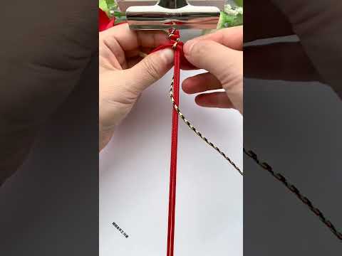 Lover's knot bracelet full version tutorial rope braiding craft sharing handmade DIY bracelet br