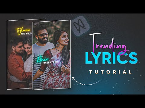 Instagram Trending Reels Lyrics Video Editing in Capcut | Instagram Viral Lyrics Video Editing