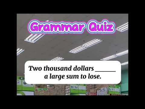 COMPILATION OF GRAMMAR QUIZ