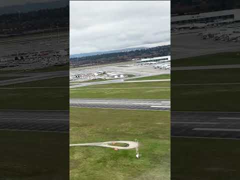 See YVR Airport Terminal on Flight Takeoff in Vancouver #yvr #travel #shorts