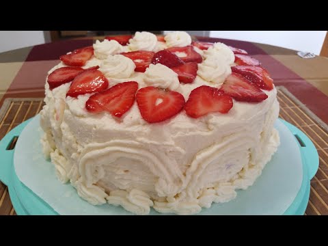 HOW TO MAKE STRAWBERRY SHORTCAKE CAKE II Easy recipe