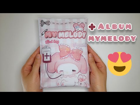 Paper DIY| My Melody Blind Bag Unboxing Sanrio, Outfit, ASMR