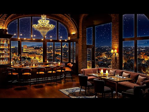 Smooth Night Jazz in Cozy Bar Ambience ~ Soft Saxophone Jazz Music for Relaxation and Good Mood