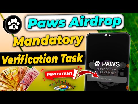 Paws airdrop claim verification | Paws airdrop verification | Paws airdrop verify yourself