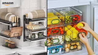 30 Amazon Storage Hacks for Small Kitchen Organization!(With Prices) Effortless Kitchen Organization