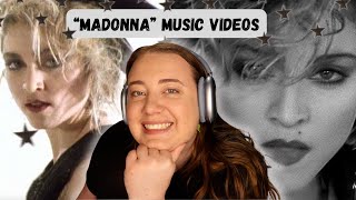 Watching the "MADONNA" MUSIC VIDEOS For the 1st Time | Reaction/Commentary