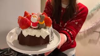 【重大発表あり】クリスマスケーキ作りながら生配信🎄🌟🎅