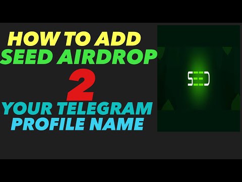 How to Add Seed to your Name | How to Add Seed to your Telegram Name. #touchbillions #seed #seeds