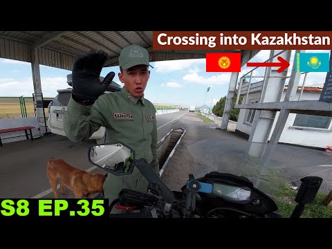 Crossing into Kazakhstan 🇰🇿 to a Strange viewpoint of Charyn Canyon S8 EP.35 | Pakistan to Japan