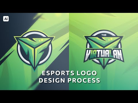 How To Make eSports Logo Design | Adobe Illustrator Tutorial