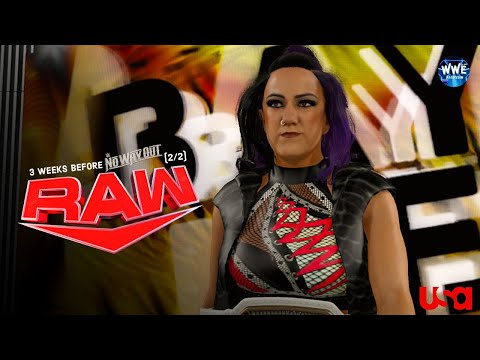 WWE 2k24 MONDAY NIGHT RAW; 3 WEEKS BEFORE NO WAY OUT (2/2)