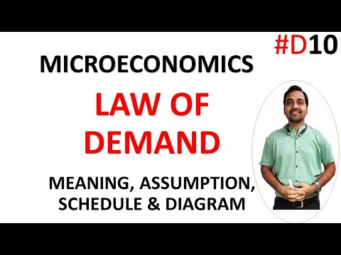 🔴LAW OF DEMAND in Hindi|Theory Law of Demand|Law Of Demand class 11 economics|