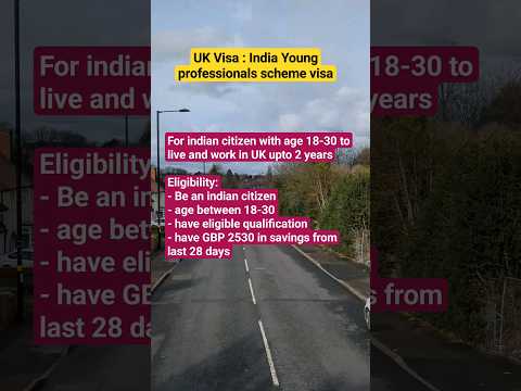 UK visa : India young professionals scheme visa Ballot system Feb 2024 Eligibility cost process