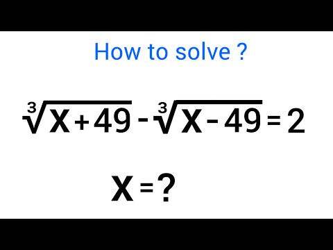 A Nice Math Olympiad Problem • You should know this Trick!