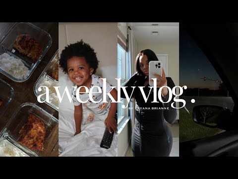 vlog | meal prepping, late night workout, my baby is back + more