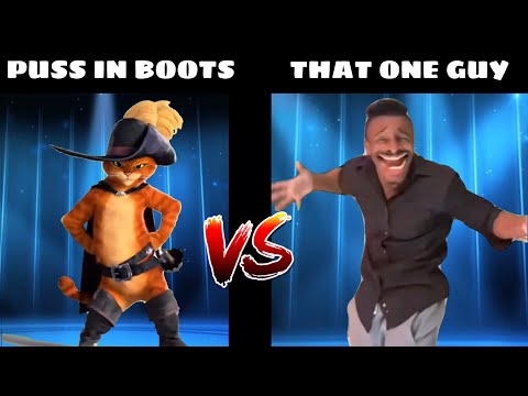 Skibidi Dance Battle | PUSS IN BOOTS VS THAT ONE GUY