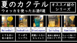 【初心者必見】夏に飲むべきオススメのカクテル9選~ウォッカ編~