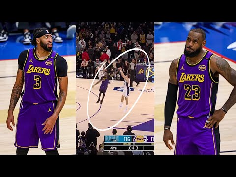 Anthony Davis Almost Made Lebron Cry As He Choked Vs The Magic