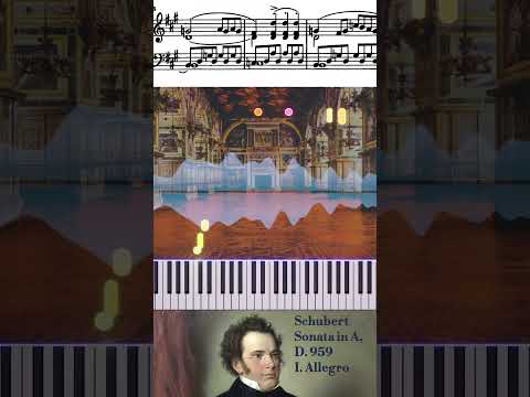 Lyrical #Schubert in his A major Sonata, D. 959 #piano #classicalmusic