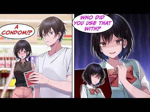 [Manga Dub] The pretty girl in class saw me buying condoms for my sister... [RomCom]