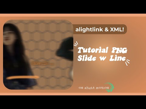 Tutorial PNG Slide w Line | Alight Motion Transitions