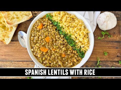 The BEST Lentils of Your Life | Spanish Lentils with Rice Recipe