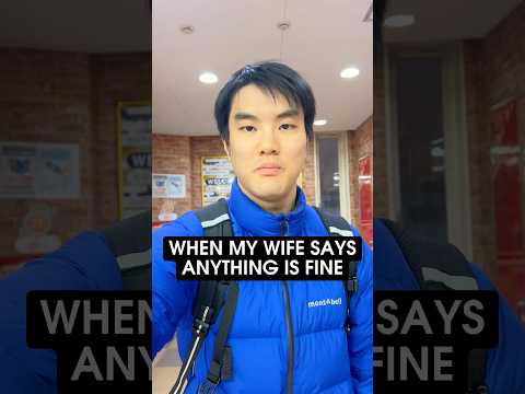 When my wife says anything is fine #taraandharu #indianinjapan #japanese #couple