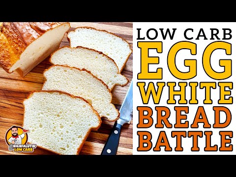 Keto EGG WHITE BREAD Battle 🍞 The BEST Protein Sparing Bread Recipe