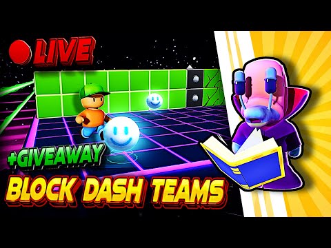 🔴 Block Dash Teams LIVE🔥| EU Server🌍 | Stumble Guys🥊| #stumbleguys #blockdash