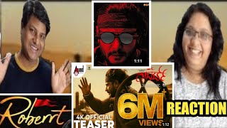 Roberrt teaser|Roberrt Teaser Reaction|Darshan|Tharun Kishore,Arjun Janya|Roberrt 4K teaser|KANNADA