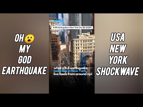 Earthquake in New York, United states of America With Magnitude of 4.8 How it looks like