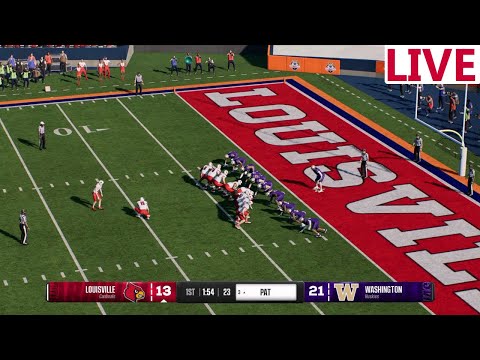 🔴LIVE 🔴Louisvile Cardinals vs Washington Huskies/ NCAA College Football/Sun Bowls