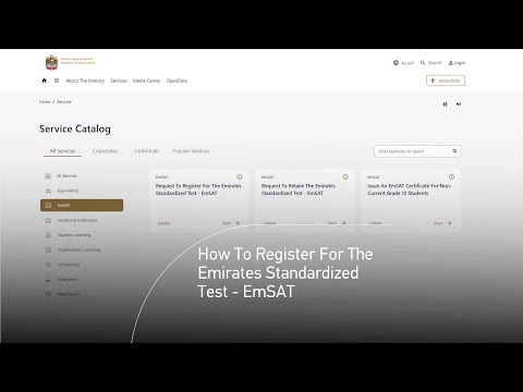 How to Register for the Emirates Standardized Test - EmSAT