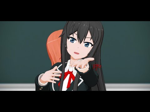 【MMD】 スクランブル交際 【雪ノ下雪乃 & 由比ヶ浜結衣】