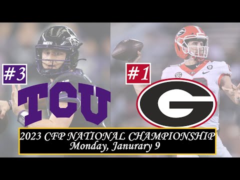 Georgia vs TCU 2023 College Football Playoff National Championship Hype Video