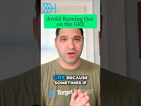 Don't Let The GRE Burn You Out—Here's How to Avoid It! 😰 | #GRE | #Shorts