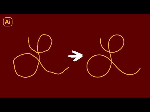 How To Smooth Already Drawn Lines In Illustrator