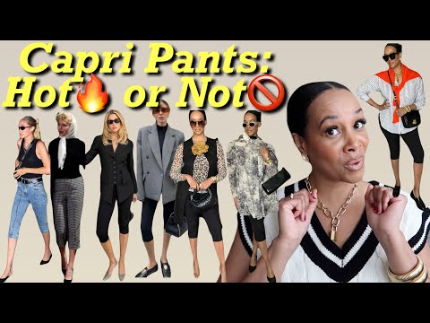 How To Style and Elevate **CAPRI PANTS/LEGGINGS** in a Classy Way | *Spring Fashion Trends 2024*