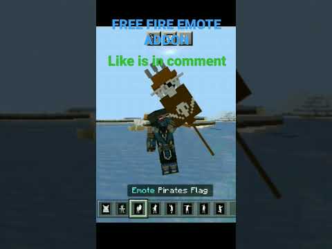 best free fire  emote mod in  minecraft  link is in comment ❤️🔥🔥